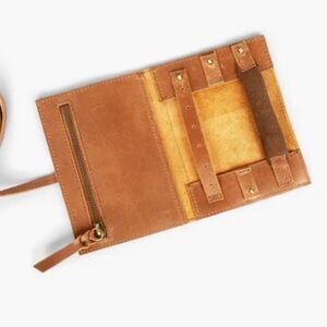 Able Sarah Jewelry Roll - Cognac
